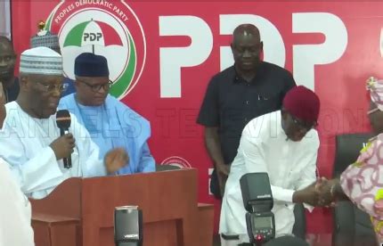 BREAKING Atiku Announces Okowa As Running Mate