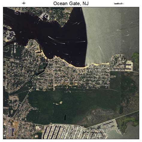 Aerial Photography Map of Ocean Gate, NJ New Jersey