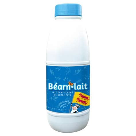 Lait Demi Ecreme Bearn Lait La Bouteille De L Prix Carrefour