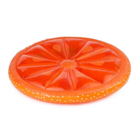 Swimline 9054o Inflatable 60 Orange Slice Island Pool Lake Floating Water Raft 1 Piece Smith