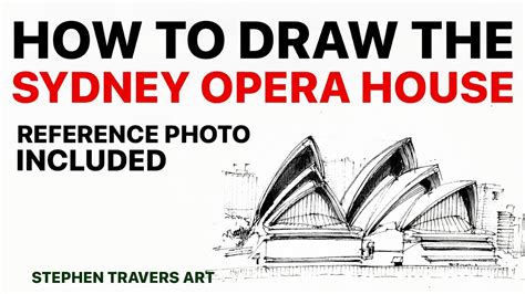 How To Draw The Sydney Opera House Youtube