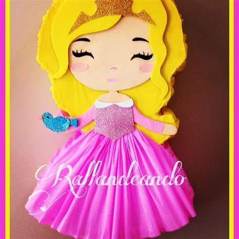 Piñata princesa Aurora Piñata de princesa Piñata de rapunzel Fiesta