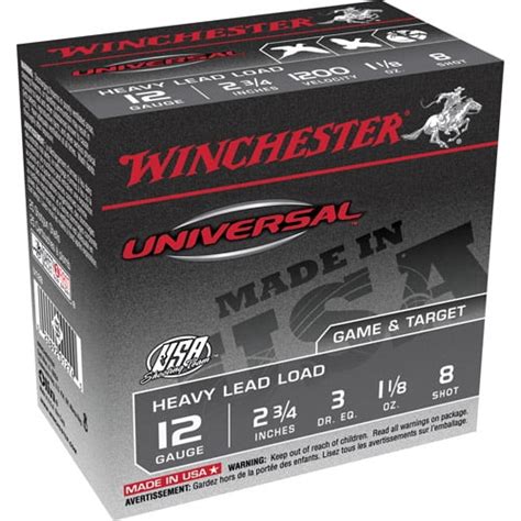 Winchester Universal 12-Gauge Shotgun Shells, 100pk – BrickSeek