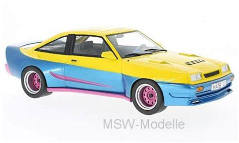 Mcg Opel Manta B Mattig Gelb Blau Mcg