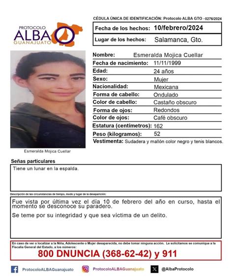 Activan Protocolo Alba Por Desaparici N De Mujeres En Guanajuato