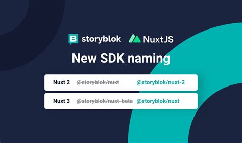 New Sdk Naming For Nuxt 2 And Nuxt 3 Storyblok