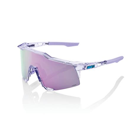 100 Speedcraft Baseball Sunglasses Polished Translucent Lavender W