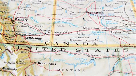 Map Of Us Canada Border Crossing Locations - United States Map