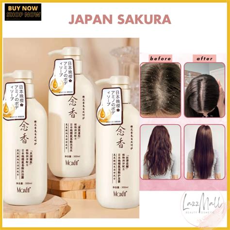 Sakura Amino Acid Shampoo Lasting Fragrance Shampoo Conditioner Oil