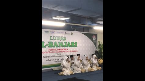 Tpa Al Ghufran Lomba Al Banjari Se Kecamatan Semampir Surabaya Youtube