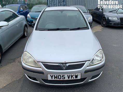 John Pye Vehicle Auctions Location Belvedere 2005 VAUXHALL CORSA