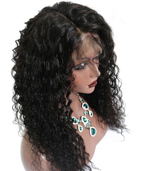 Msbuy Hair Wigs Deep Curly Wave 13x6 Deep Part Lace Front Human Hair