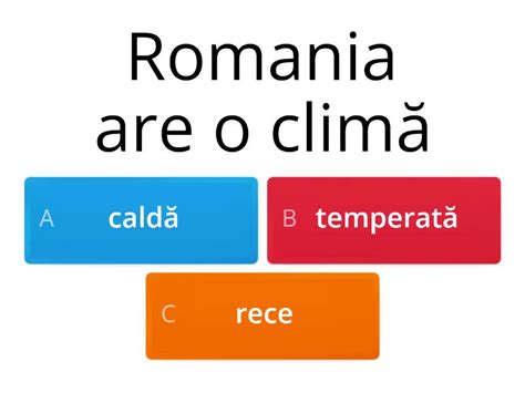 Clima Vegetația Apele și Solurile Quiz