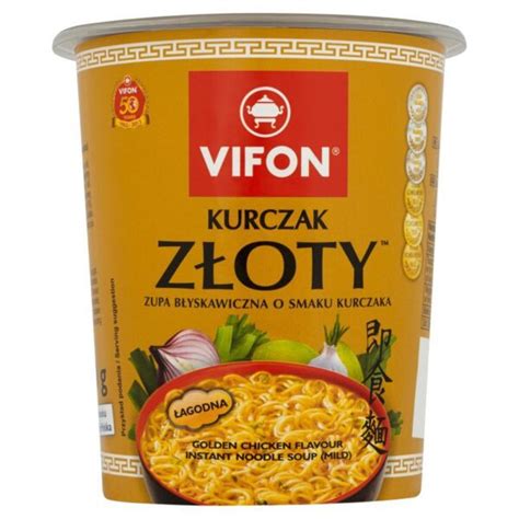 Vifon Kurczak Z Oty Zupa B Yskawiczna O Smaku Kurczaka Agodna G