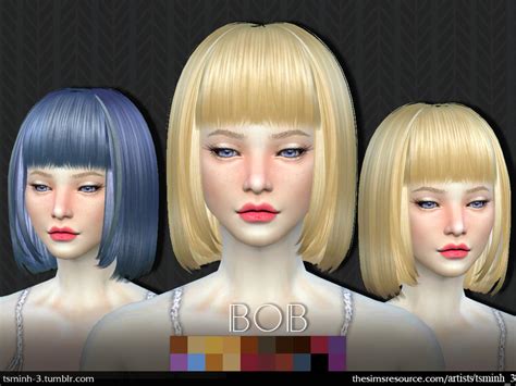 Sims 4 Bob Hairstyle