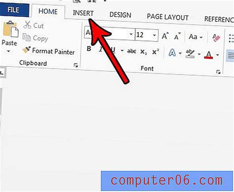 Comment insérer un fichier dans un document Word 2013