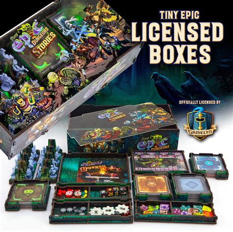 Tiny Epic Dungeons Storage Box UV E Raptor Pl