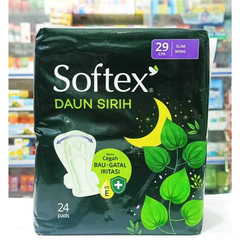 Jual Softex Daun Sirih 𝟐𝟗 𝐂𝐌 𝐒𝐋𝐈𝐌 𝐖𝐈𝐍𝐆 𝐈𝐒𝐈 𝟐𝟒 𝐏𝐀𝐃𝐒 Mencegah Bau