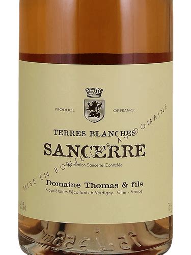 Domaine Thomas Fils Terres Blanches Sancerre Rosé Vivino Australia