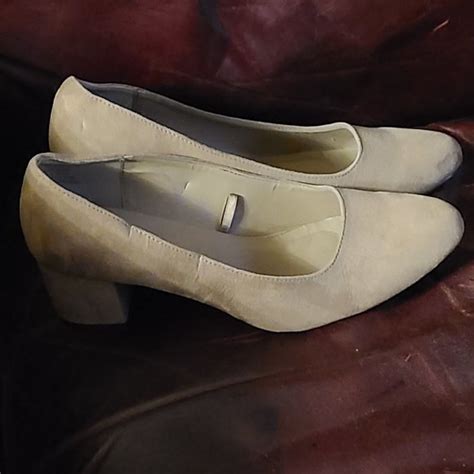 George Shoes Nude Suede Heels Poshmark