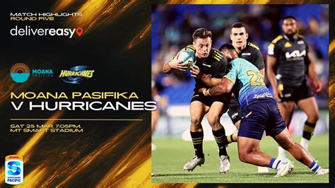 Super Rugby Pacific RD5 Moana Pasifika V Hurricanes Highlights