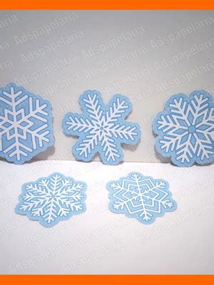 Apliques Flocos De Neve Frozen Cm Compre Produtos