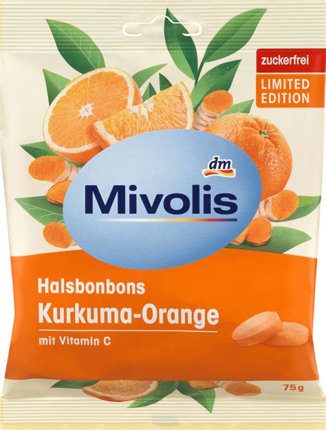 Mivolis Cukierki kurkuma pomarańcza 75 g kupuj w zawsze korzystnych