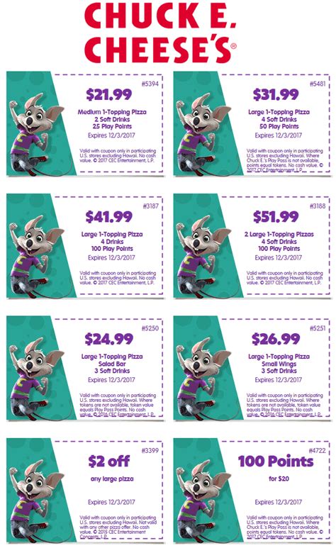 Promo Codes Chuck E Cheese Coupons Hanny Kirstin