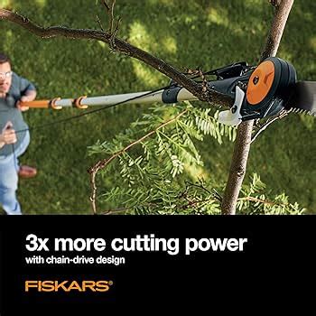 Fiskars Power Lever 16ft Extendable Tree Pruner Pole Saw 51 OFF