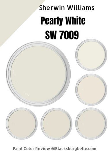 Sherwin Williams Pearly White Palette Coordinating Inspirations