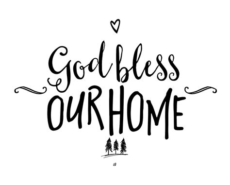 God Bless Our Home Printable