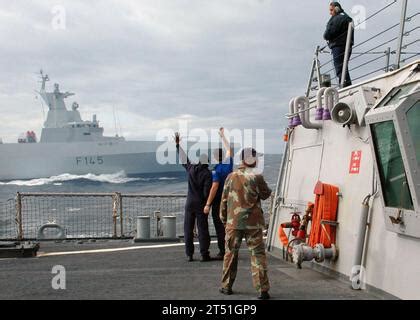 SAS Amatola F145 A South African Navy Warship Leaving Portsmouth UK