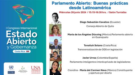 Participación en el I Congreso Internacional Estado Abierto y