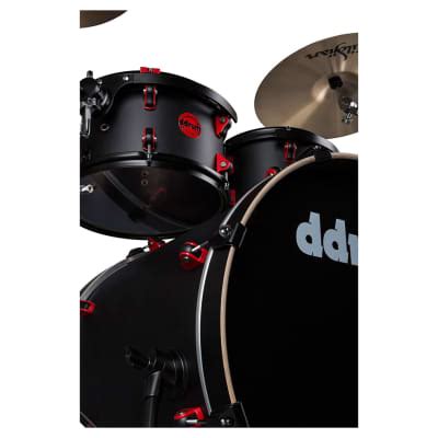 Ddrum Hybrid 6pc Acoustic Electric Drum Set Satin Black Reverb