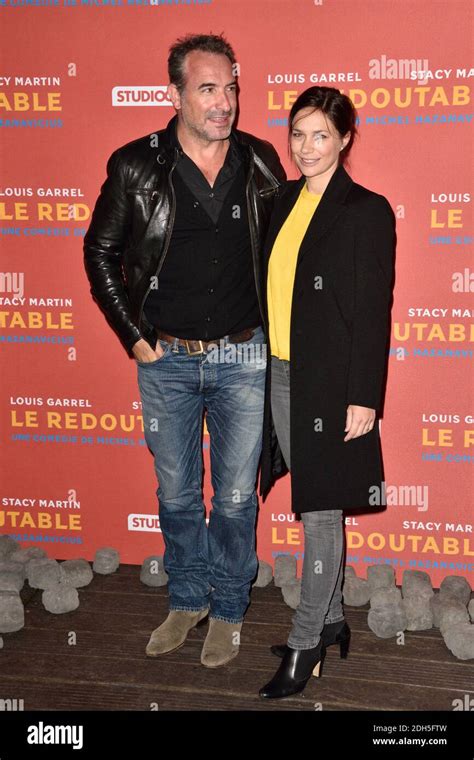 Jean Dujardin Nathalie Péchalat attending the Redoubtable Le