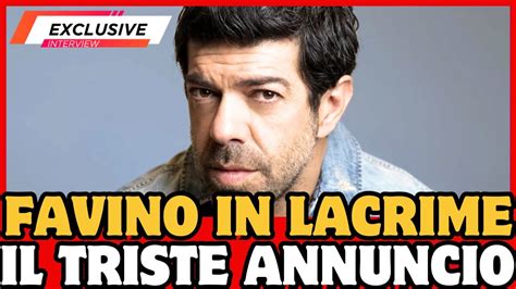 Pierfrancesco Favino Shock La Triste Notizia Di Poco Fa Fan