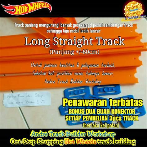 Jual Hot Wheels Track Builder Straight Track Lurus 60 Cm Original Hot Wheels Track Shopee
