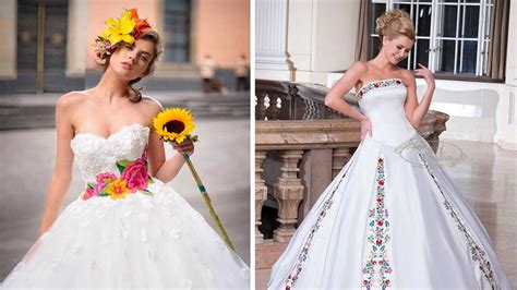 Vestidos Con Bordados Yucatecos Para Bodas Con Un Toque 42 OFF