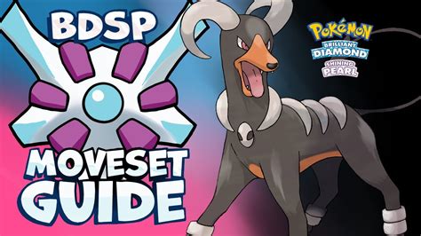 How To Use Houndoom Houndoom Moveset Guide Pokemon Brilliant Diamond