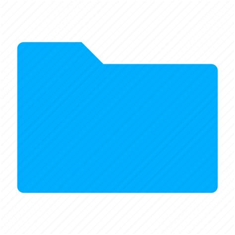 Blue, file, folder, open icon - Download on Iconfinder