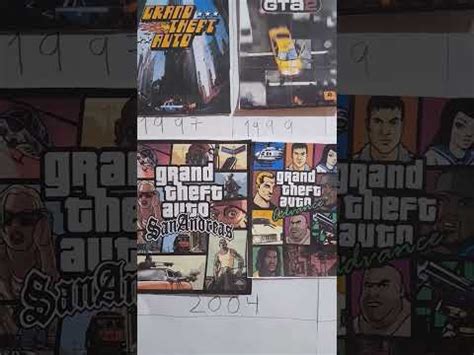 la evolución de GTA 1997 2013 YouTube