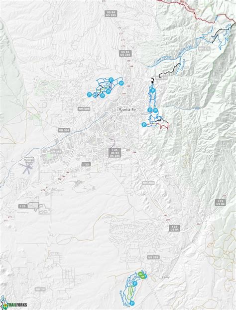 Ski Santa Fe Trail Map - Maping Resources