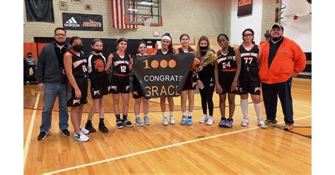 Amazing Grace Hasbrouck Heights 8th Grader Scores 1000th Career Point