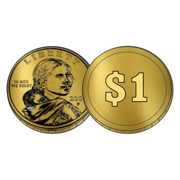 US Coins Faces and Values - 60 Illustrations for Personal and Comercial Use