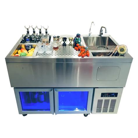 Portable Bar Counter Customization Stainless Steel Counter Top Standard