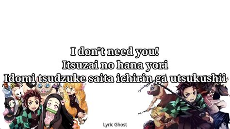 Lisa Gurenge [opening Demon Slayer Kimetsu No Yaiba] Lyrics Lyric Ghost Youtube