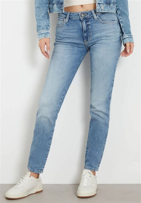 Guess Jeans Slim Fit Himmelblau Hellblau Zalando De