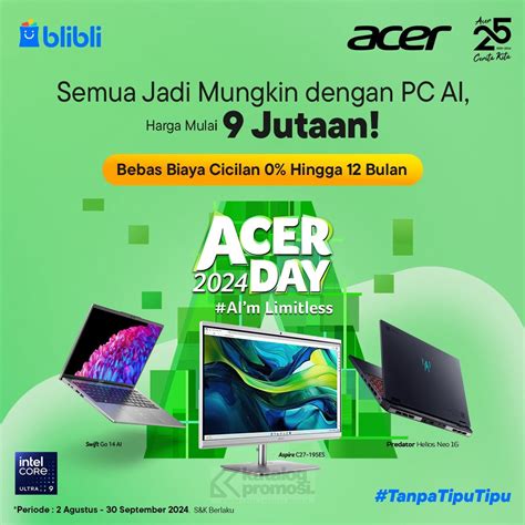 Acer Day 2024 Hadir Di Blibli Belanja Dan Dapatkan Promo Menarik