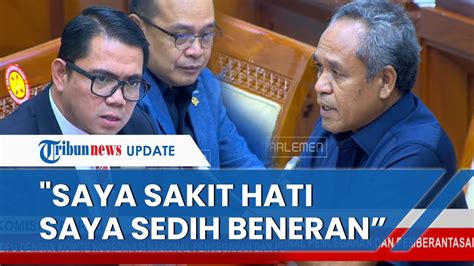 Tahan Tangis Suara Benny K Harman Bergetar Saat Interupsi Arteria