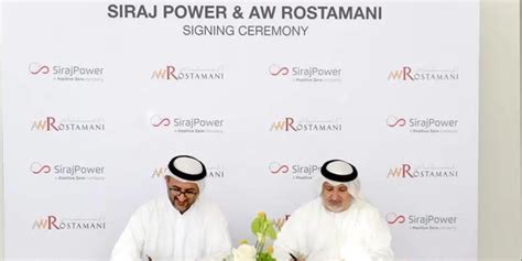 AW Rostamani Group Partners With Siraj Power For JSV - INTLBM